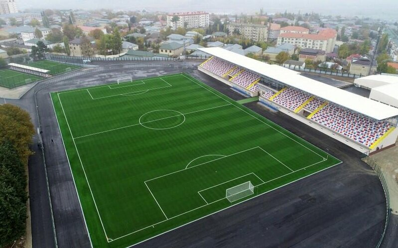 Şamaxı şəhər stadionunun açılışı oldu