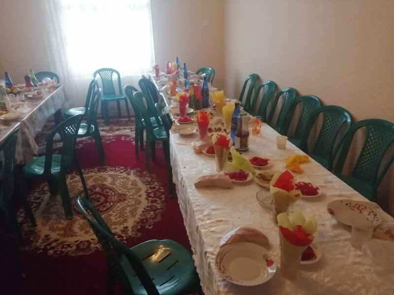 Tərtərdə həyətdə gizli toy məclisi aşkarlandı - FOTO