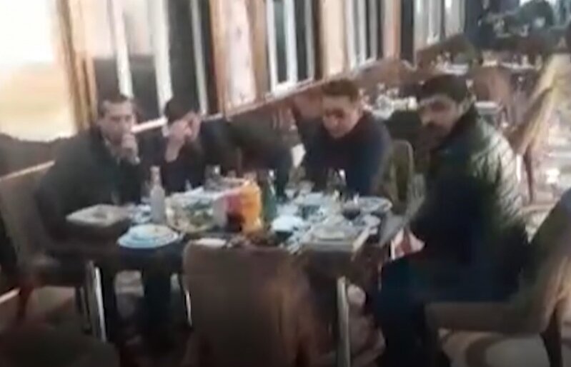 Şəmkirdə 120 nəfərlik toy edənlər saxlanıldı - FOTO