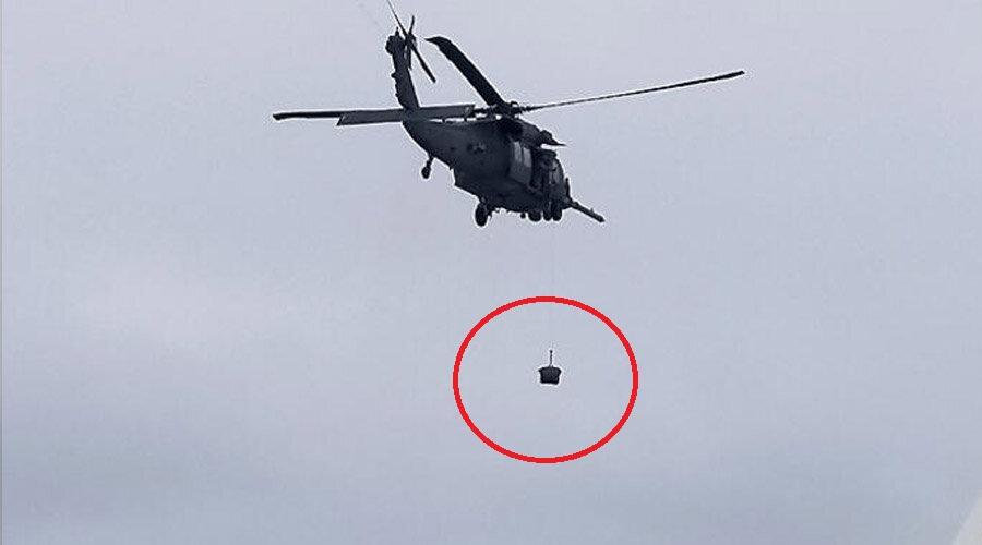 Helikopterlər vasitəsiylə atırlar - ABŞ sahillərində BÖYÜK HƏYƏCAN YAŞANIR (FOTOLAR)